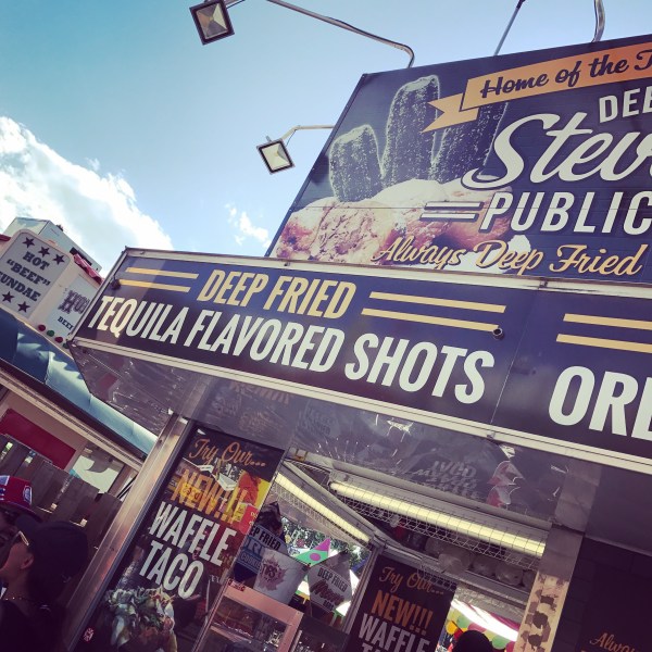 fast food stall at Calgary Stampede