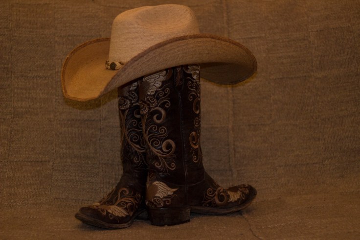 Cowboy boots and hat