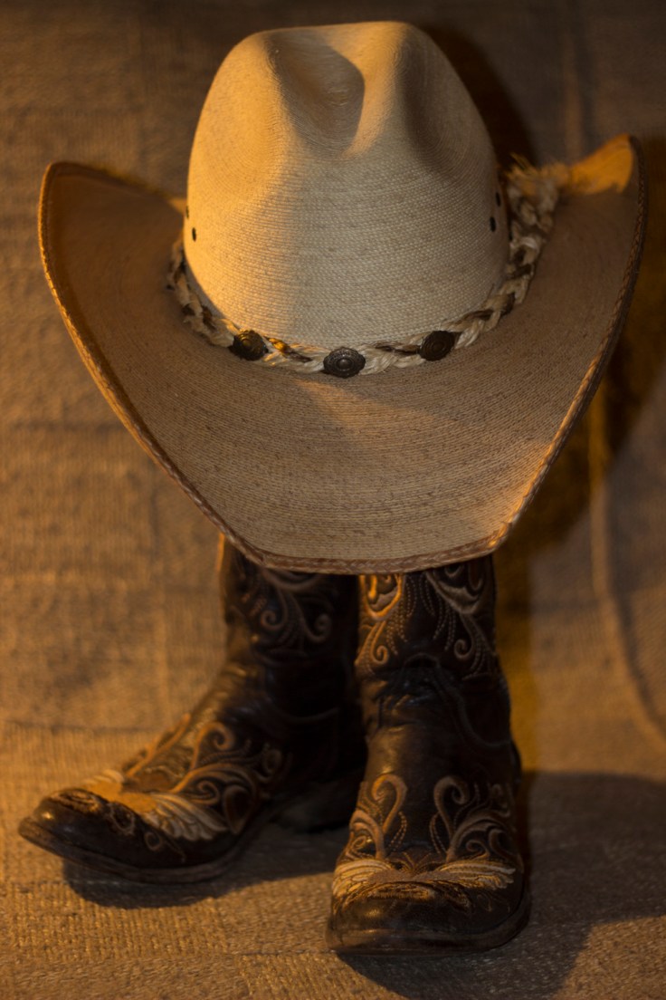 Cowboy boots and hat